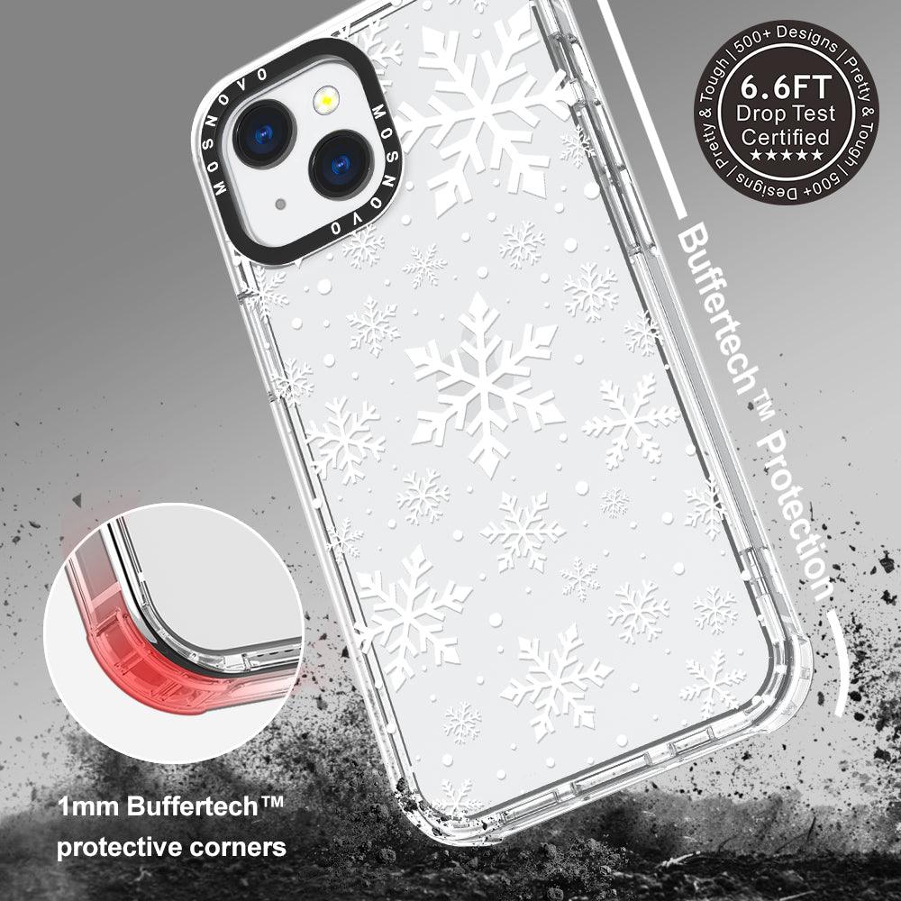 Snowflake Phone Case - iPhone 13 Mini Case - MOSNOVO