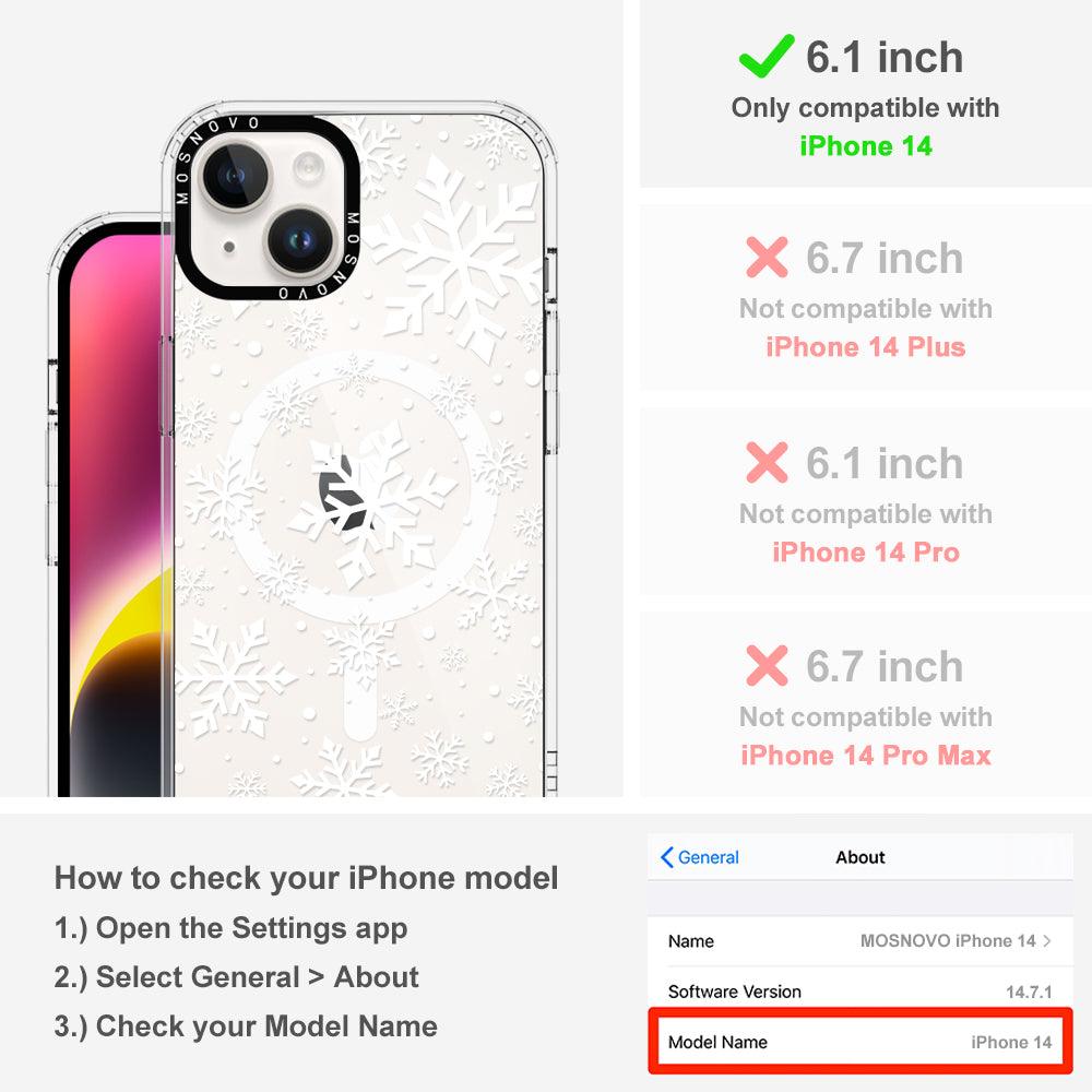 Snowflake Phone Case - iPhone 14 Case - MOSNOVO