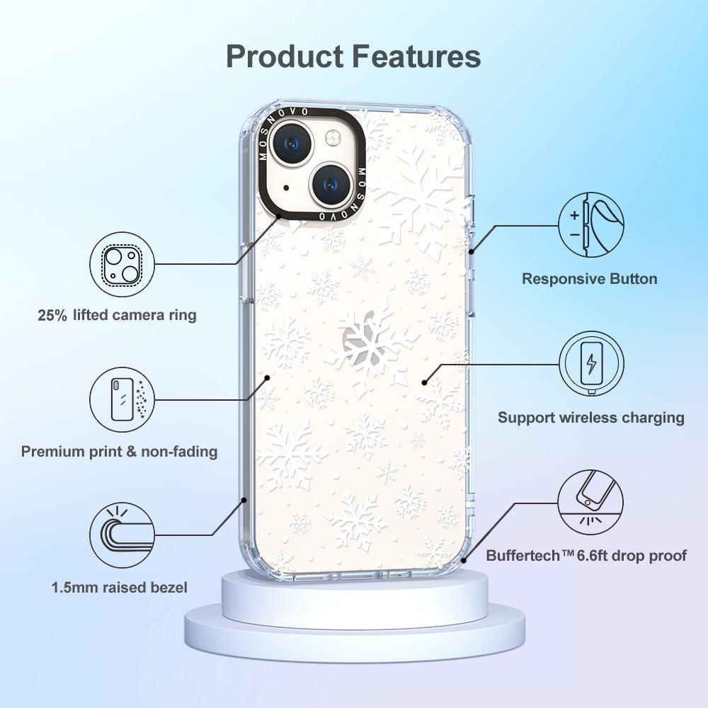 Snowflake Phone Case - iPhone 14 Case - MOSNOVO