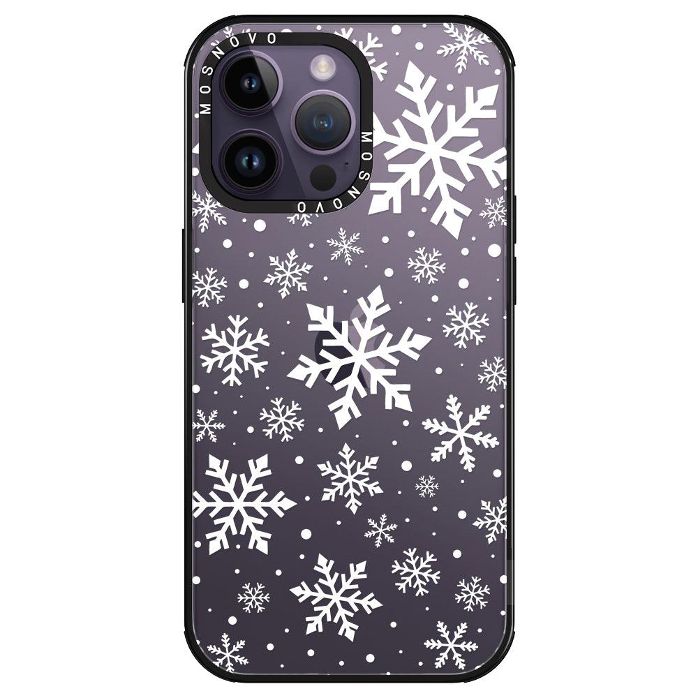 Snowflake Phone Case - iPhone 14 Pro Max Case - MOSNOVO