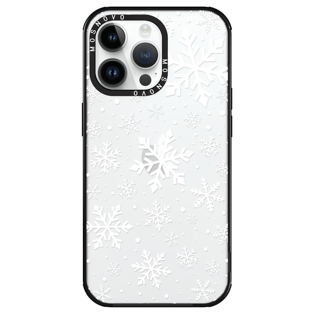 Snowflake Phone Case - iPhone 14 Pro Max Case - MOSNOVO