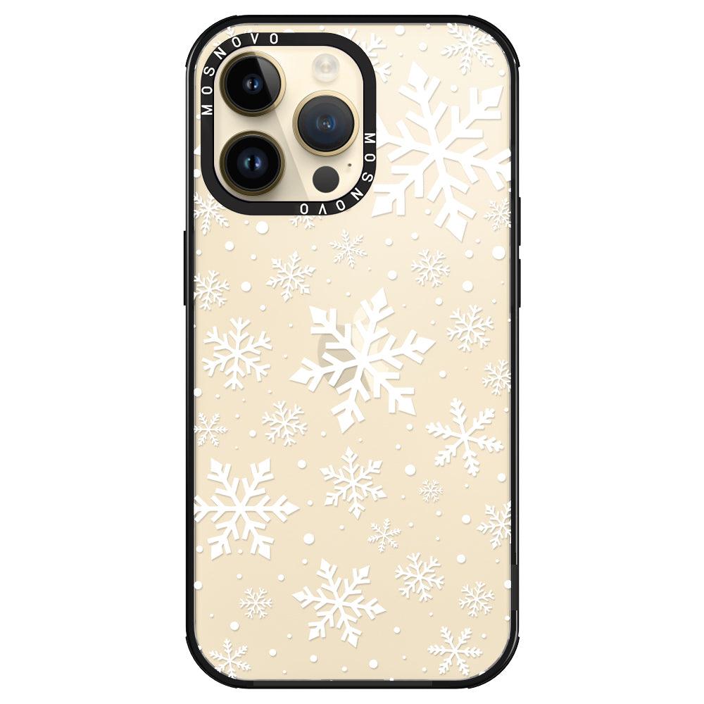 Snowflake Phone Case - iPhone 14 Pro Max Case - MOSNOVO