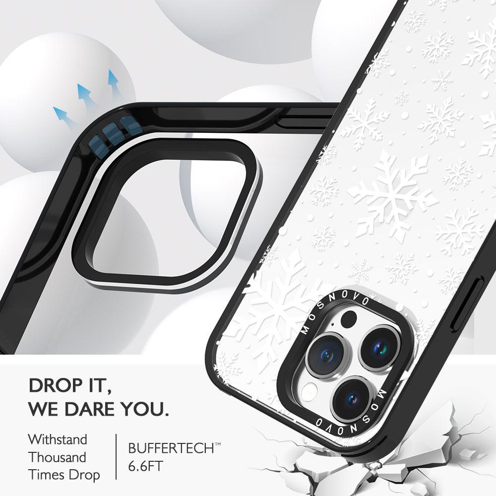 Snowflake Phone Case - iPhone 14 Pro Max Case - MOSNOVO