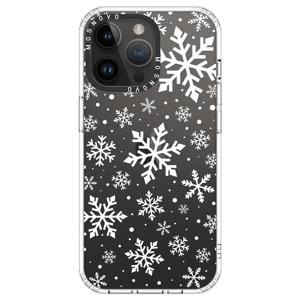 Snowflake Phone Case - iPhone 14 Pro Max Case - MOSNOVO