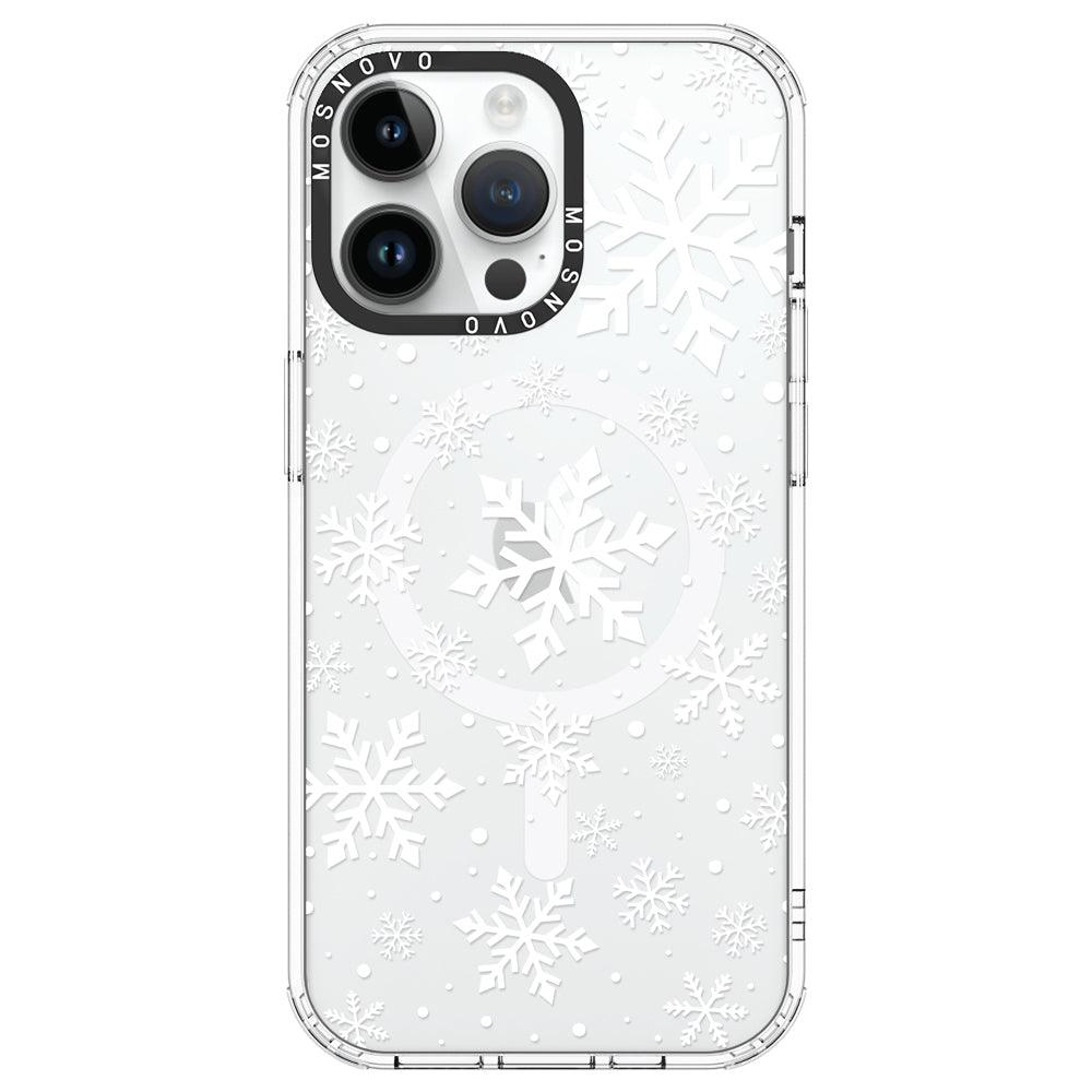 Snowflake Phone Case - iPhone 14 Pro Max Case - MOSNOVO