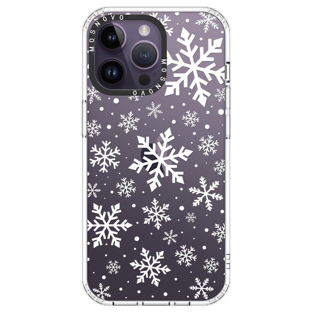 Snowflake Phone Case - iPhone 14 Pro Max Case - MOSNOVO