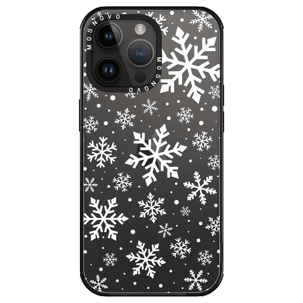 Snowflake Phone Case - iPhone 14 Pro Max Case - MOSNOVO