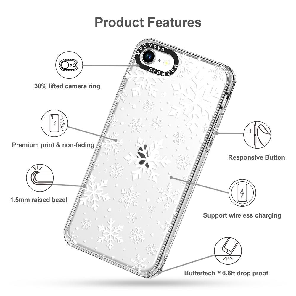 Snowflake Phone Case - iPhone 7 Case - MOSNOVO