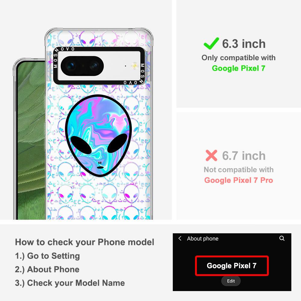 Space Alien Phone Case - Google Pixel 7 Case - MOSNOVO