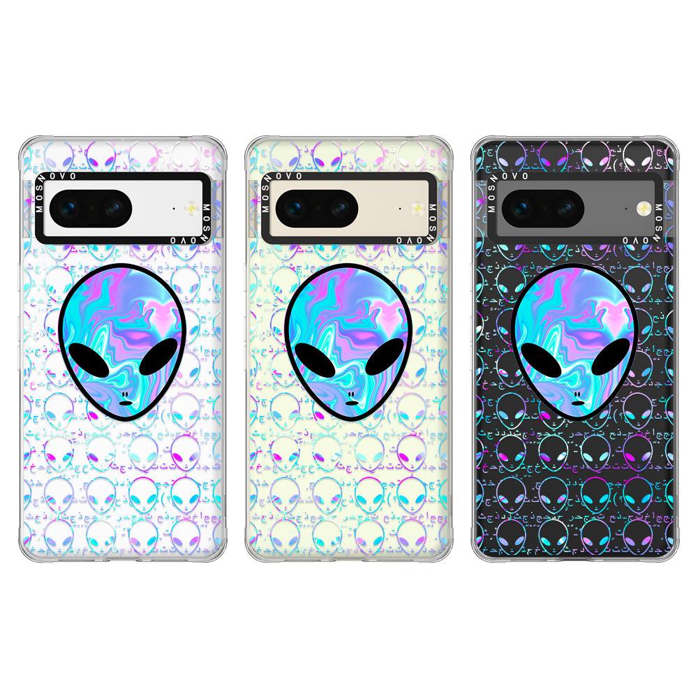 Space Alien Phone Case - Google Pixel 7 Case - MOSNOVO