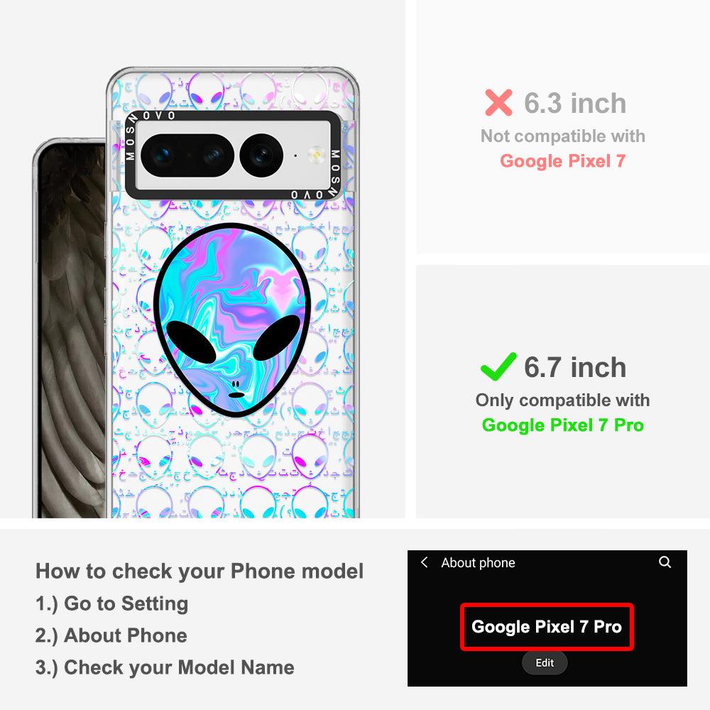 Space Alien Phone Case - Google Pixel 7 Pro Case - MOSNOVO