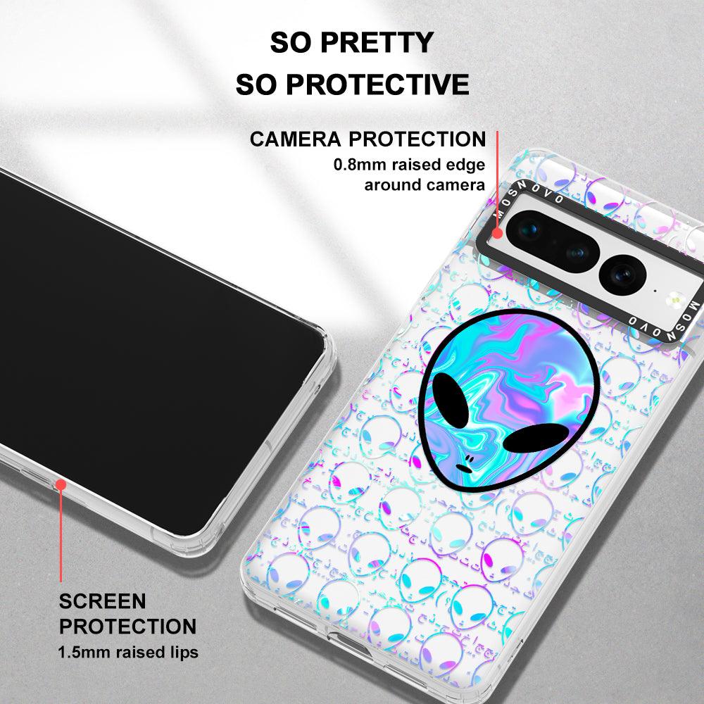 Space Alien Phone Case - Google Pixel 7 Pro Case - MOSNOVO