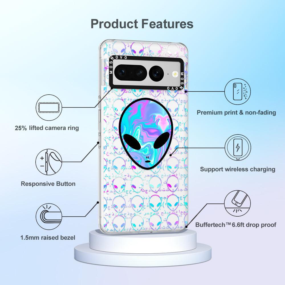 Space Alien Phone Case - Google Pixel 7 Pro Case - MOSNOVO