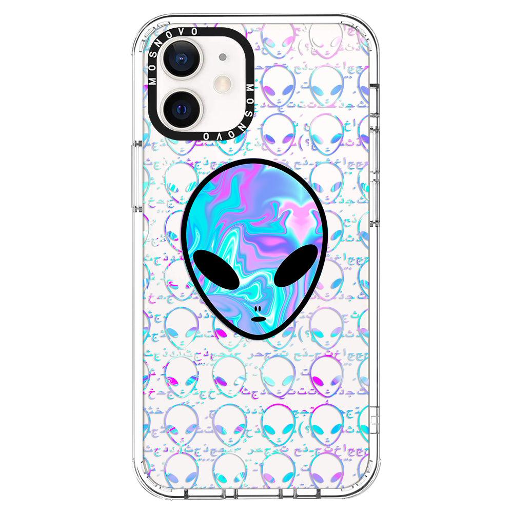 Space Alien Phone Case - iPhone 12 Mini Case - MOSNOVO