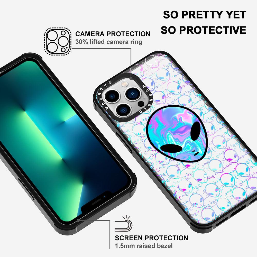 Space Alien Phone Case - iPhone 13 Pro Max Case - MOSNOVO