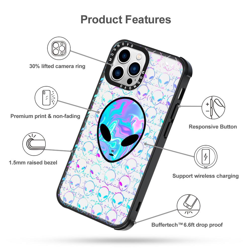 Space Alien Phone Case - iPhone 13 Pro Max Case - MOSNOVO