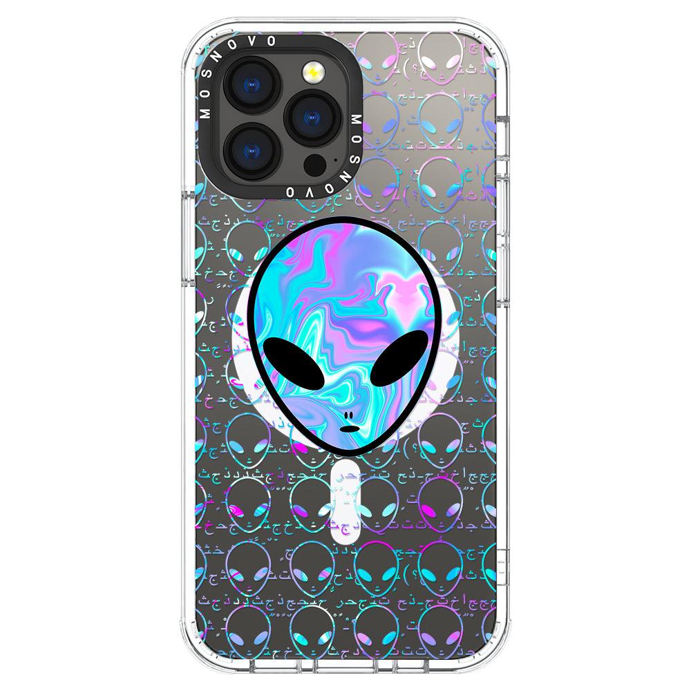 Space Alien Phone Case - iPhone 13 Pro Max Case - MOSNOVO