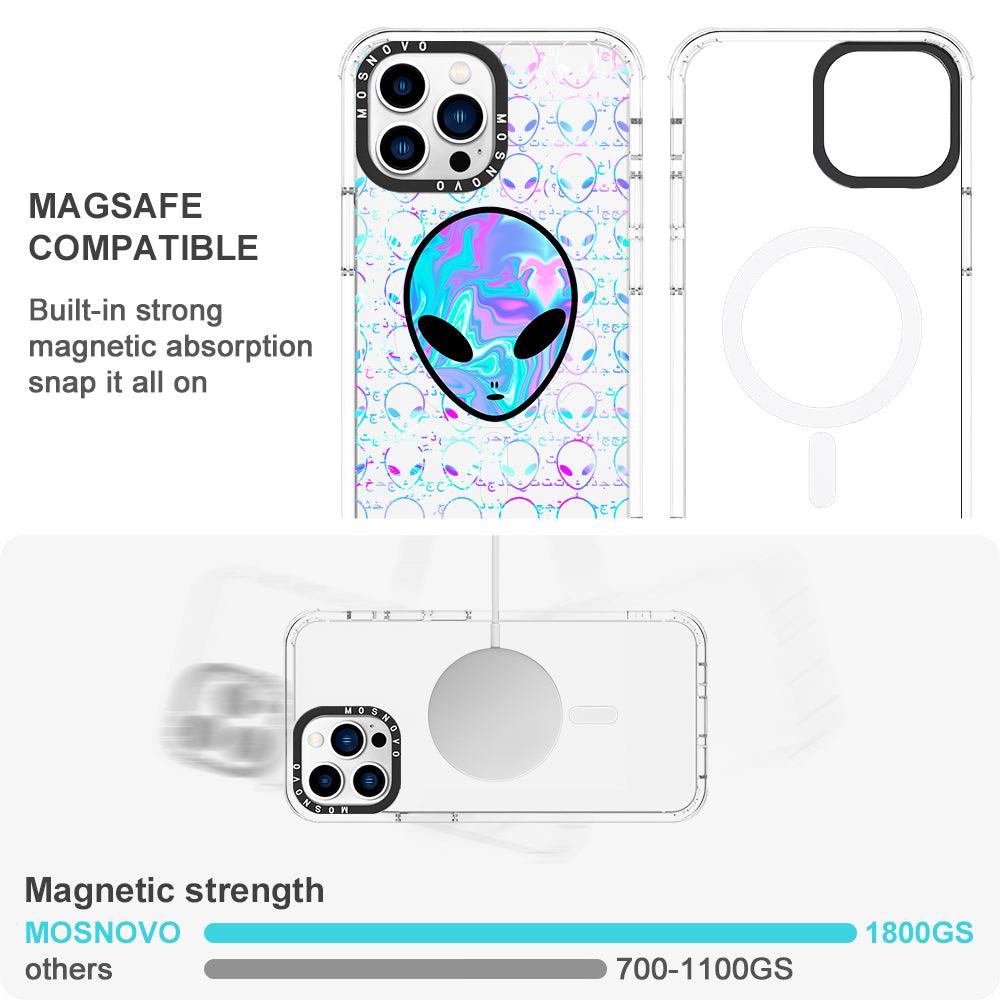 Space Alien Phone Case - iPhone 13 Pro Max Case - MOSNOVO