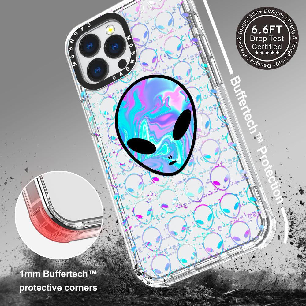 Space Alien Phone Case - iPhone 13 Pro Max Case - MOSNOVO