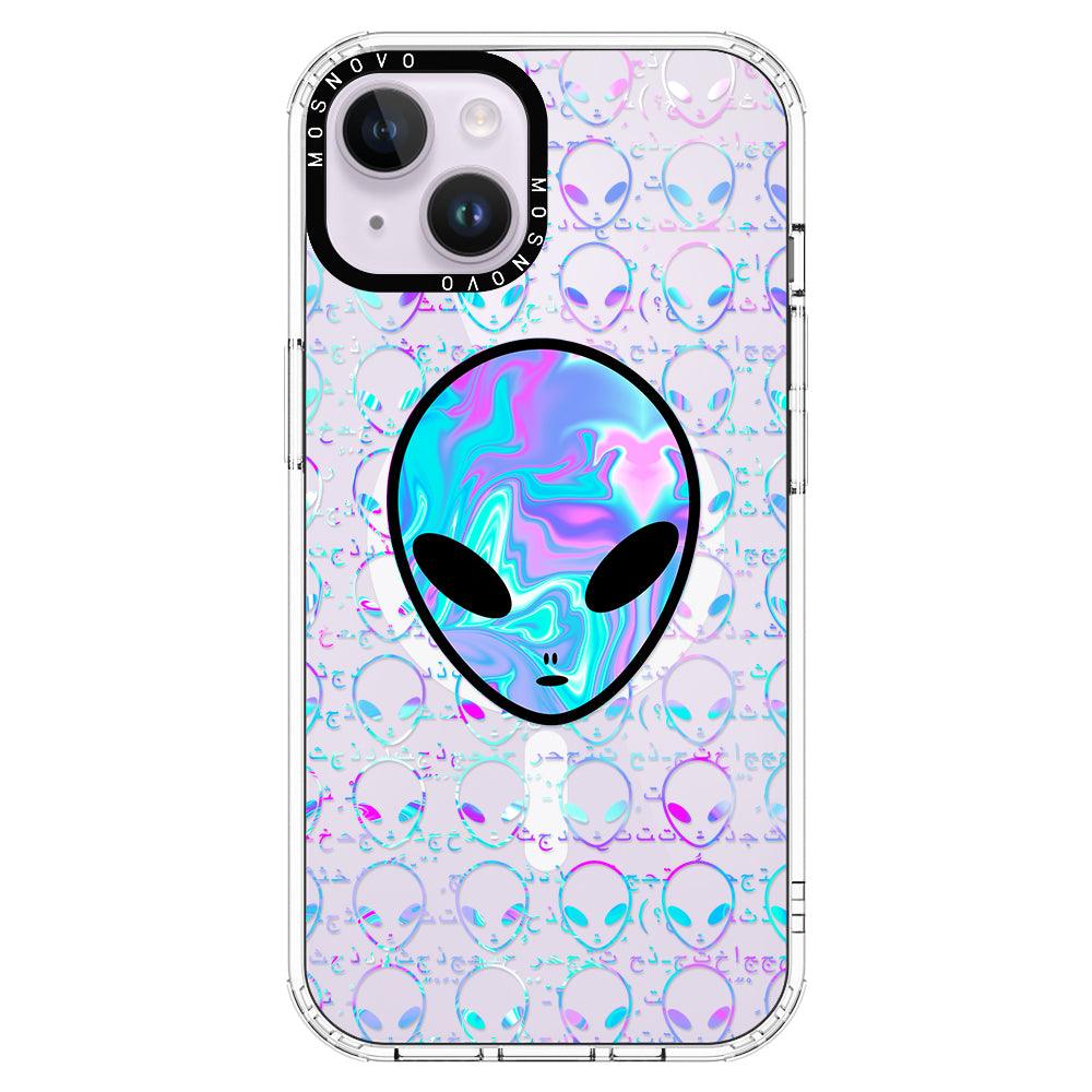 Space Alien Phone Case - iPhone 14 Case - MOSNOVO