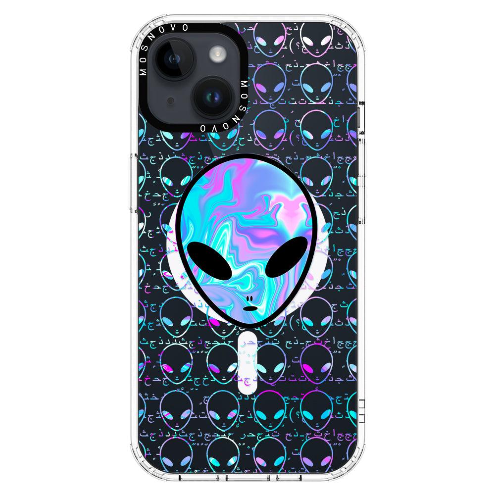 Space Alien Phone Case - iPhone 14 Case - MOSNOVO