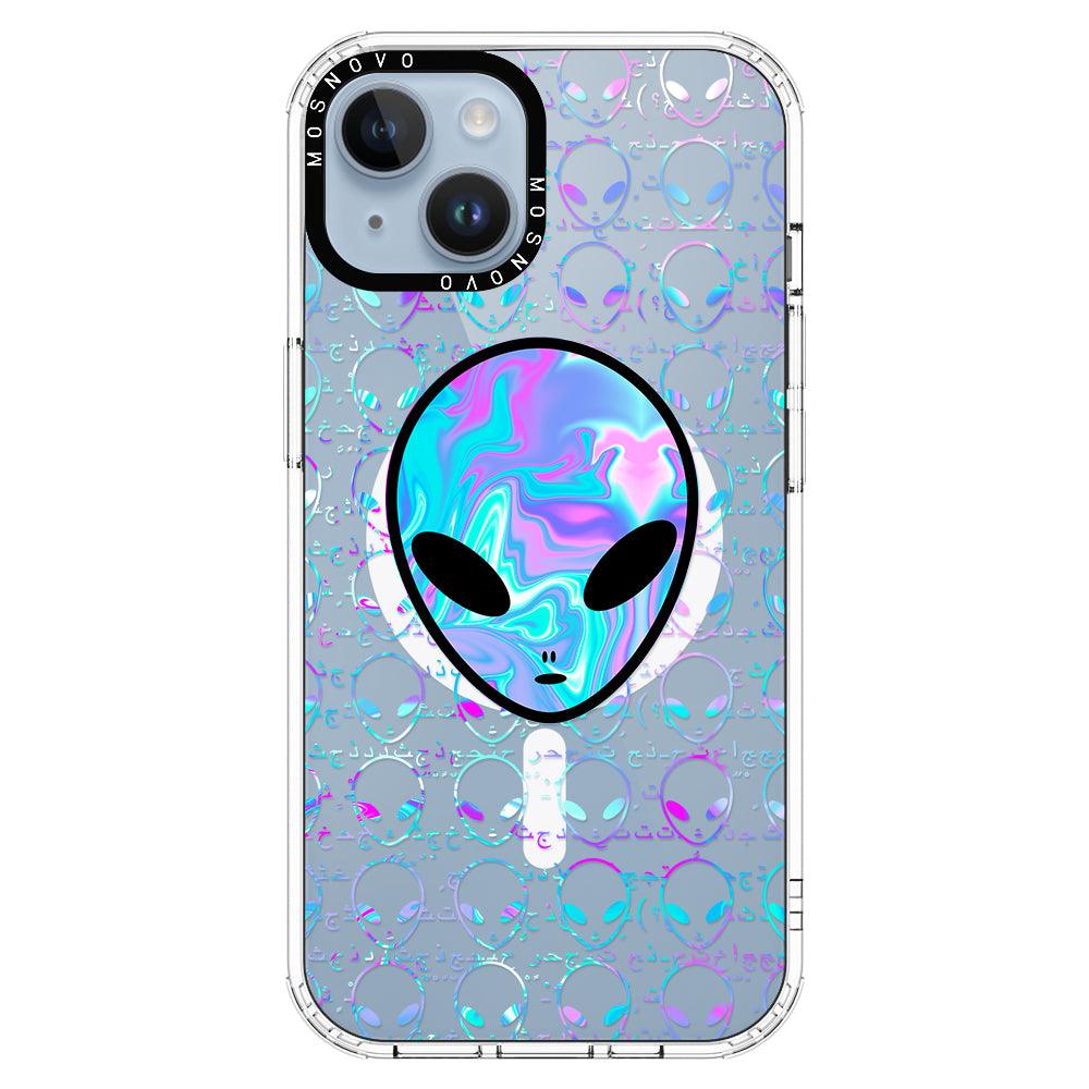 Space Alien Phone Case - iPhone 14 Case - MOSNOVO