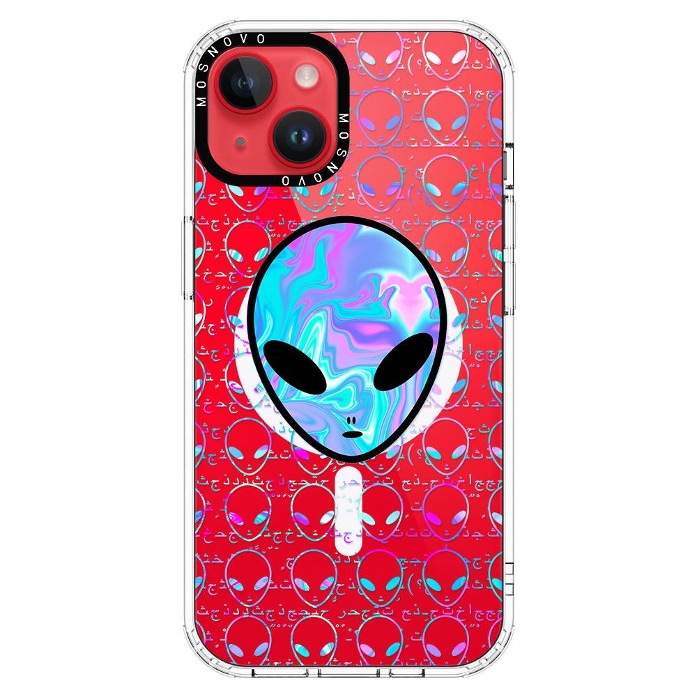 Space Alien Phone Case - iPhone 14 Case - MOSNOVO