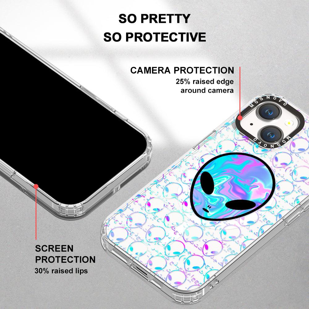 Space Alien Phone Case - iPhone 14 Case - MOSNOVO