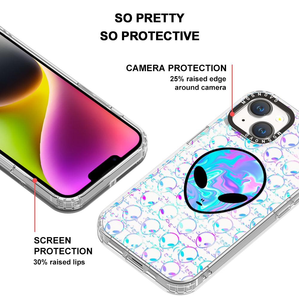 Space Alien Phone Case - iPhone 14 Case - MOSNOVO