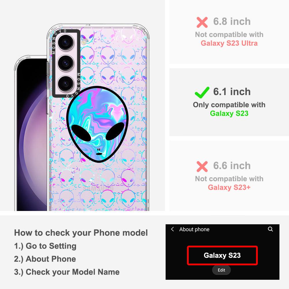 Space Alien Phone Case - Samsung Galaxy S23 Case - MOSNOVO