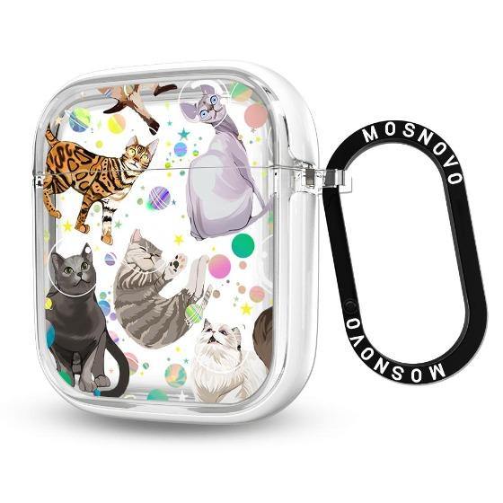 Space Cat AirPods 1/2 Case - MOSNOVO