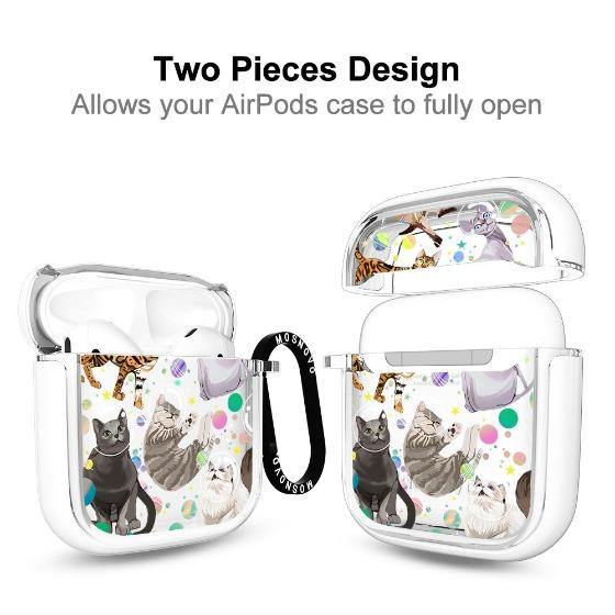 Space Cat AirPods 1/2 Case - MOSNOVO