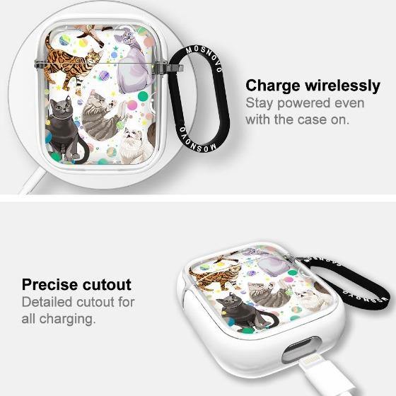 Space Cat AirPods 1/2 Case - MOSNOVO