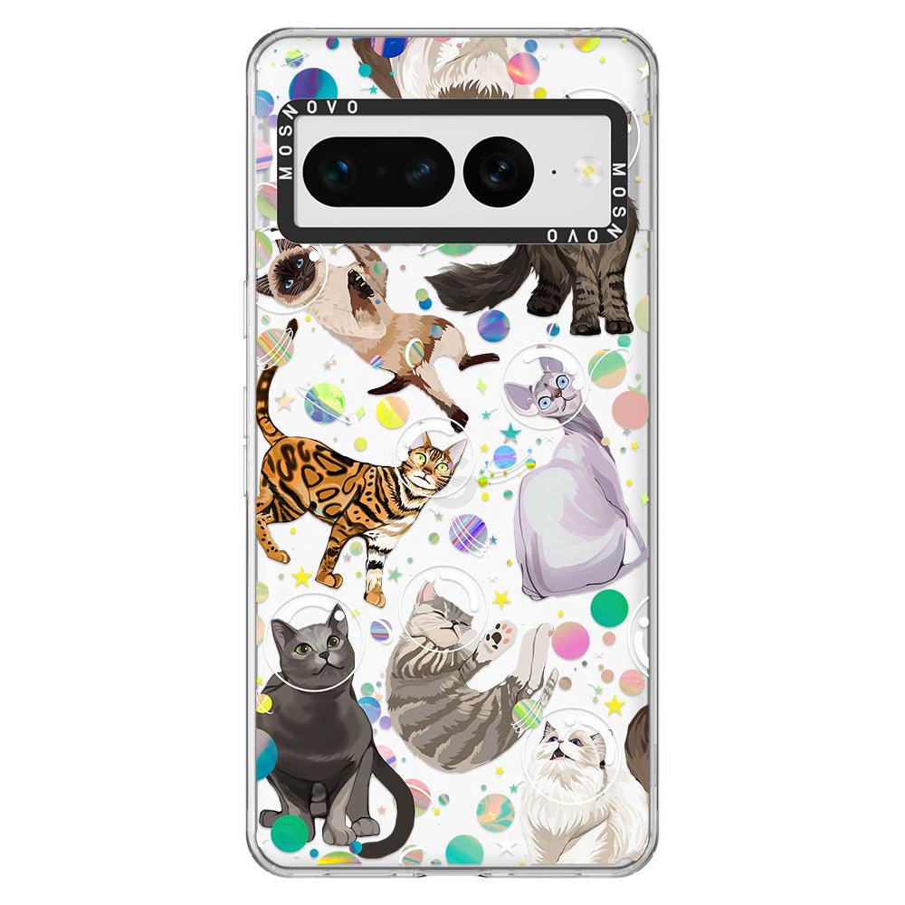 Space Cat Phone Case - Google Pixel 7 Pro Case - MOSNOVO