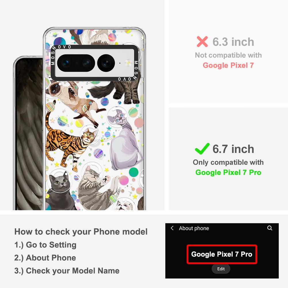 Space Cat Phone Case - Google Pixel 7 Pro Case - MOSNOVO