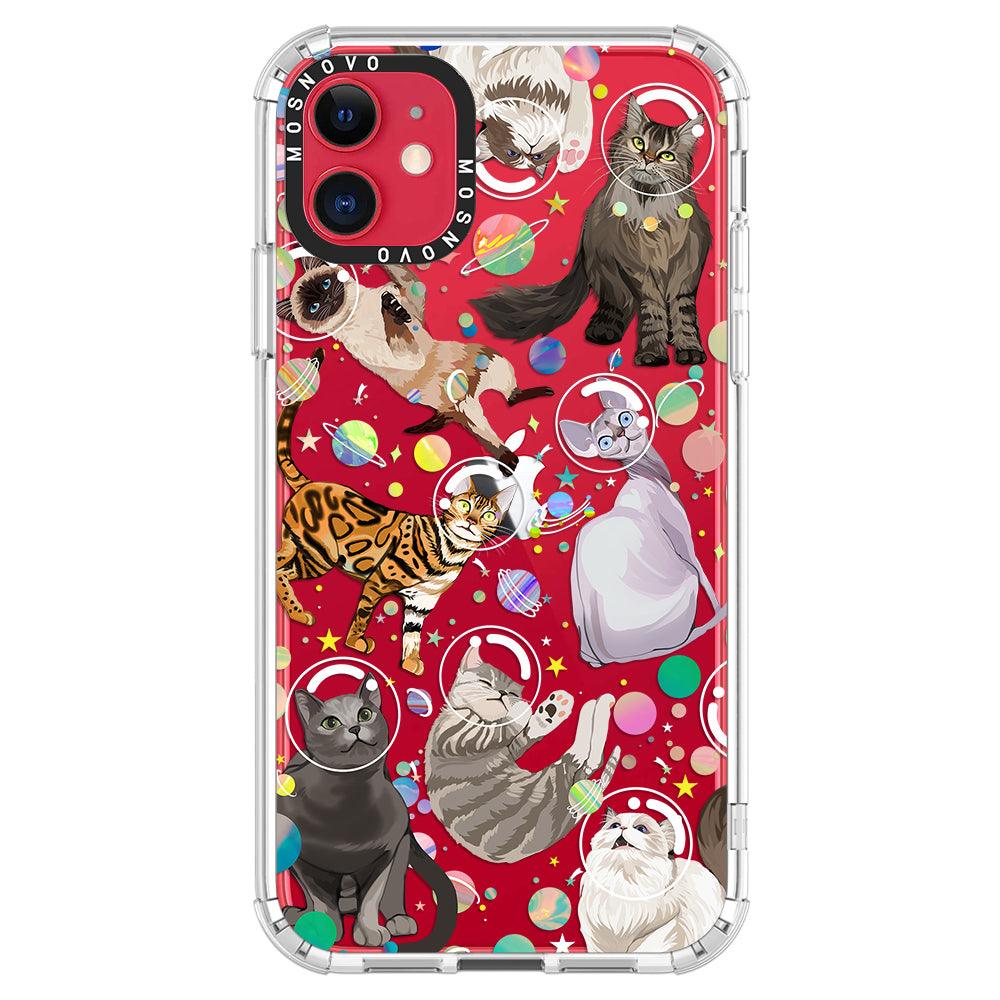 Space Cat Phone Case - iPhone 11 Case - MOSNOVO