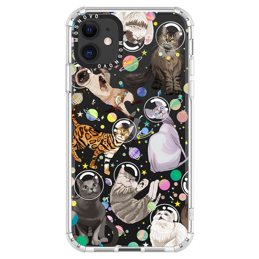 Space Cat Phone Case - iPhone 11 Case - MOSNOVO