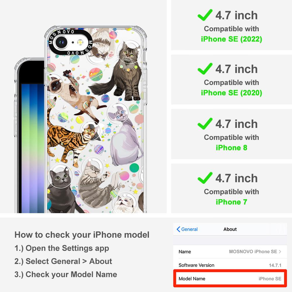 Space Cat Phone Case - iPhone 8 Case - MOSNOVO
