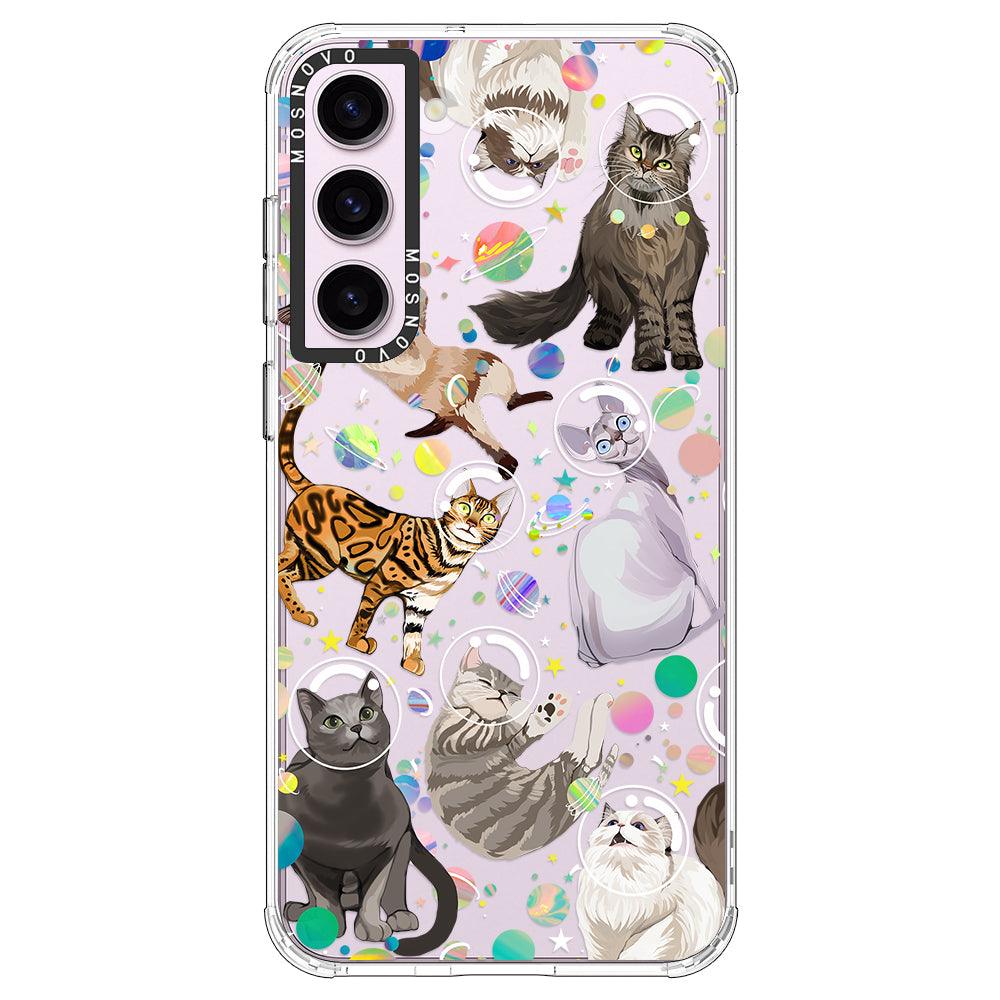 Space Cat Phone Case - Samsung Galaxy S23 Case - MOSNOVO