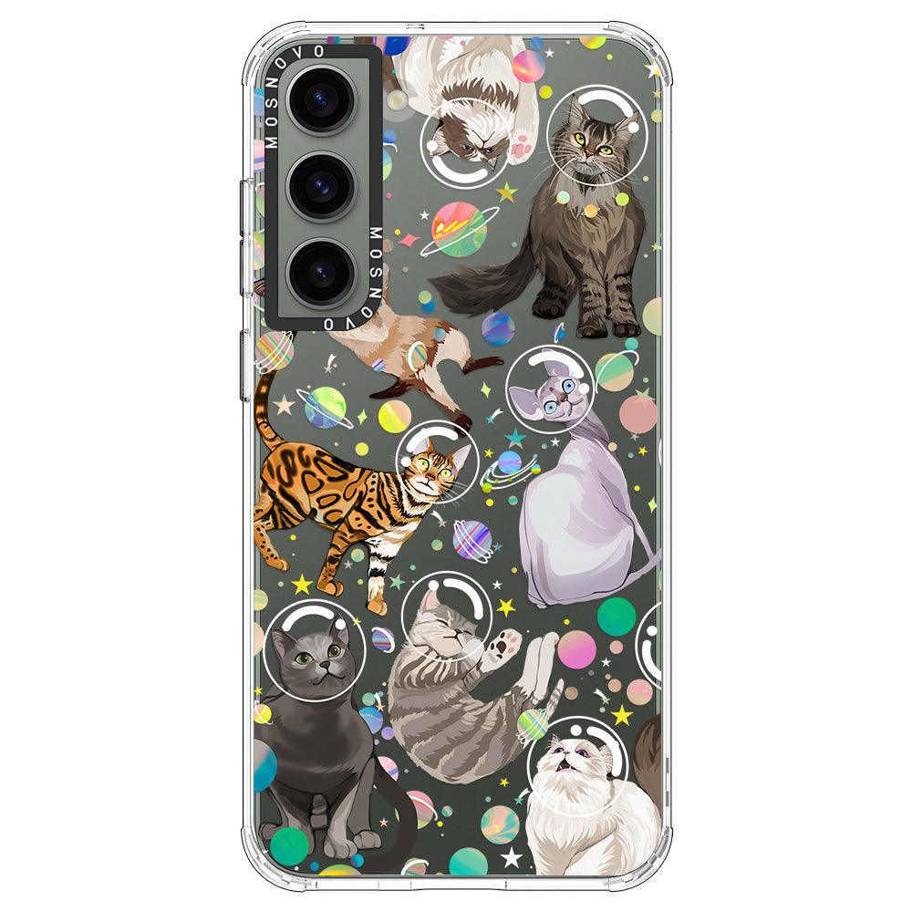 Space Cat Phone Case - Samsung Galaxy S23 Case - MOSNOVO