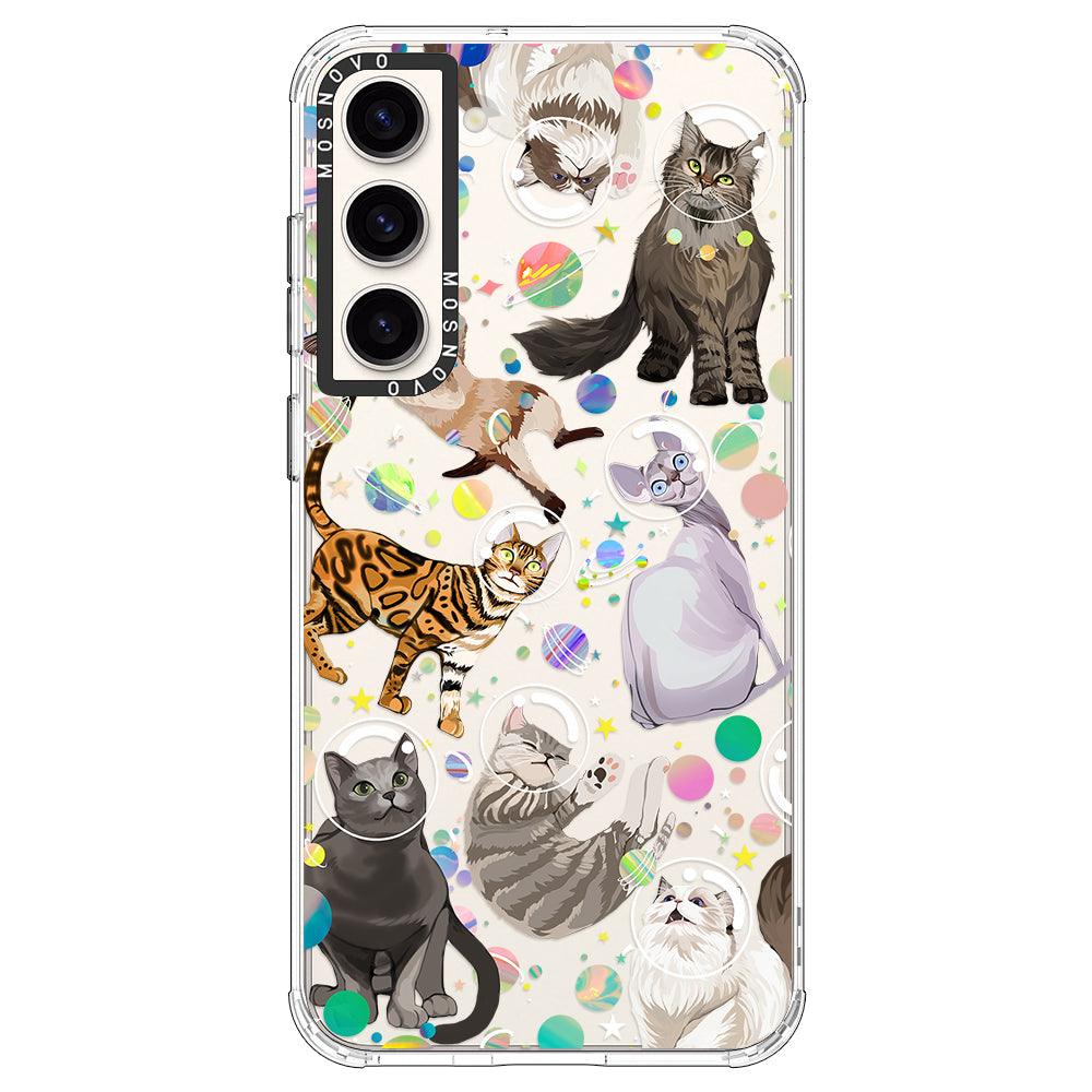 Space Cat Phone Case - Samsung Galaxy S23 Plus Case - MOSNOVO