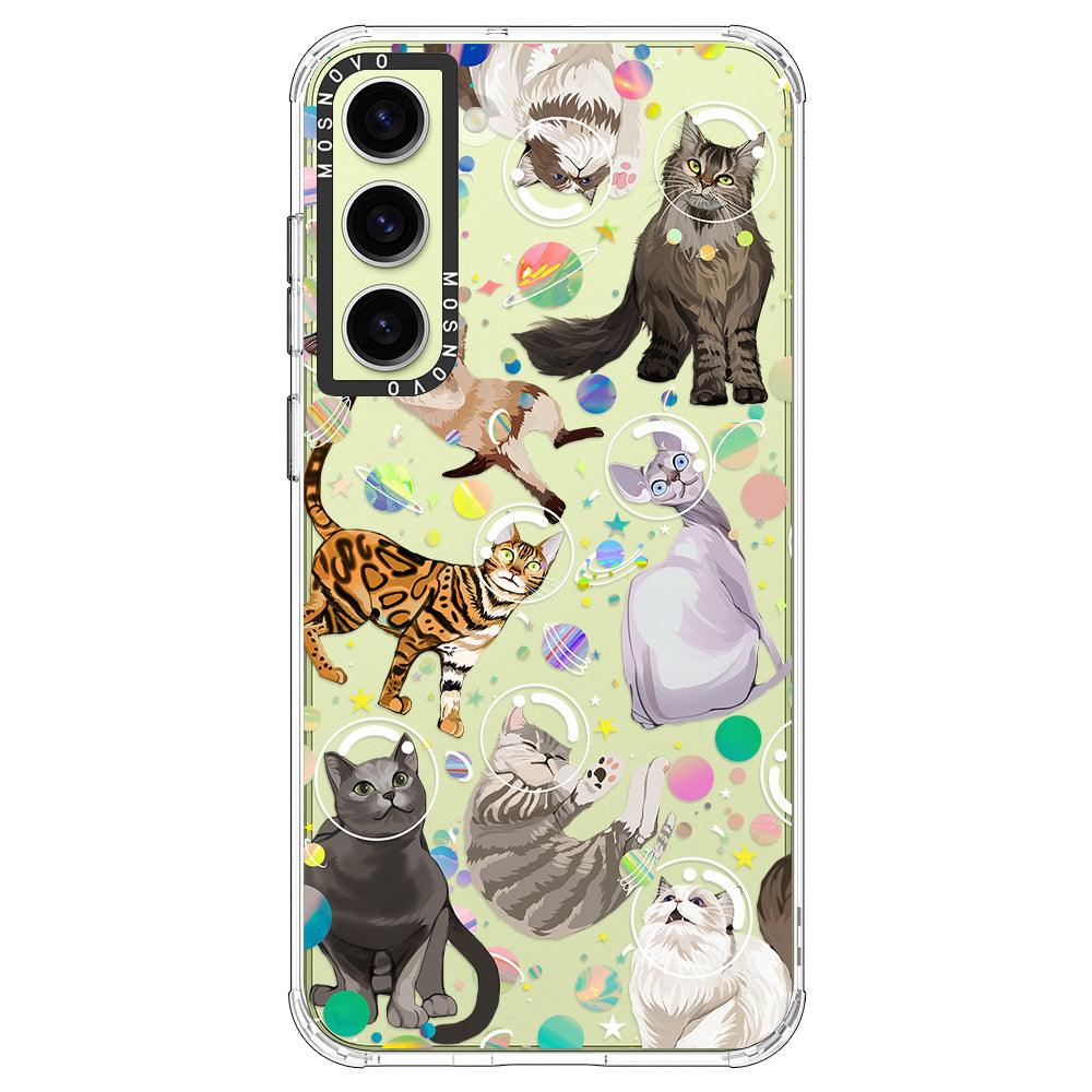 Space Cat Phone Case - Samsung Galaxy S23 Plus Case - MOSNOVO