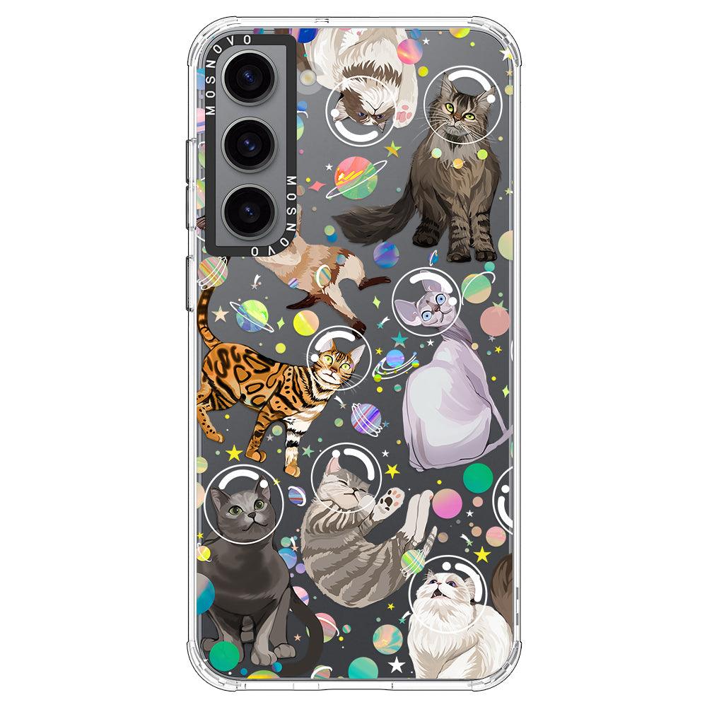 Space Cat Phone Case - Samsung Galaxy S23 Plus Case - MOSNOVO