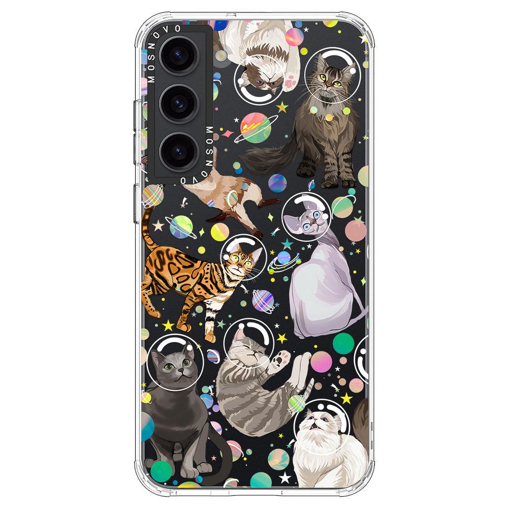 Space Cat Phone Case - Samsung Galaxy S23 Plus Case - MOSNOVO