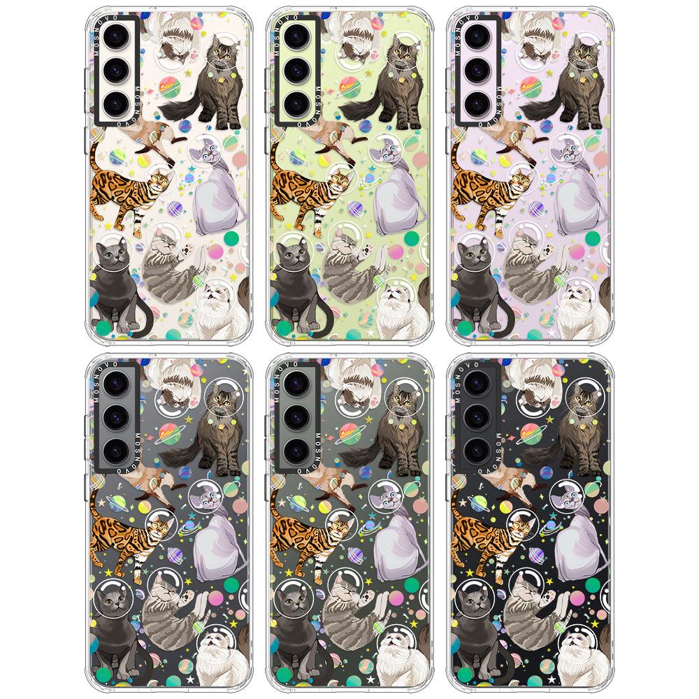 Space Cat Phone Case - Samsung Galaxy S23 Plus Case - MOSNOVO