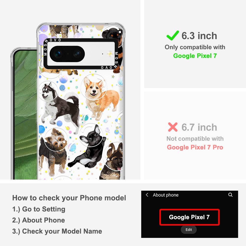 Space Dog Phone Case - Google Pixel 7 Case - MOSNOVO