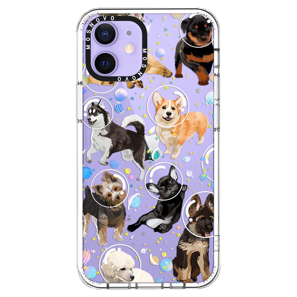 Space Dog Phone Case - iPhone 12 Mini Case - MOSNOVO