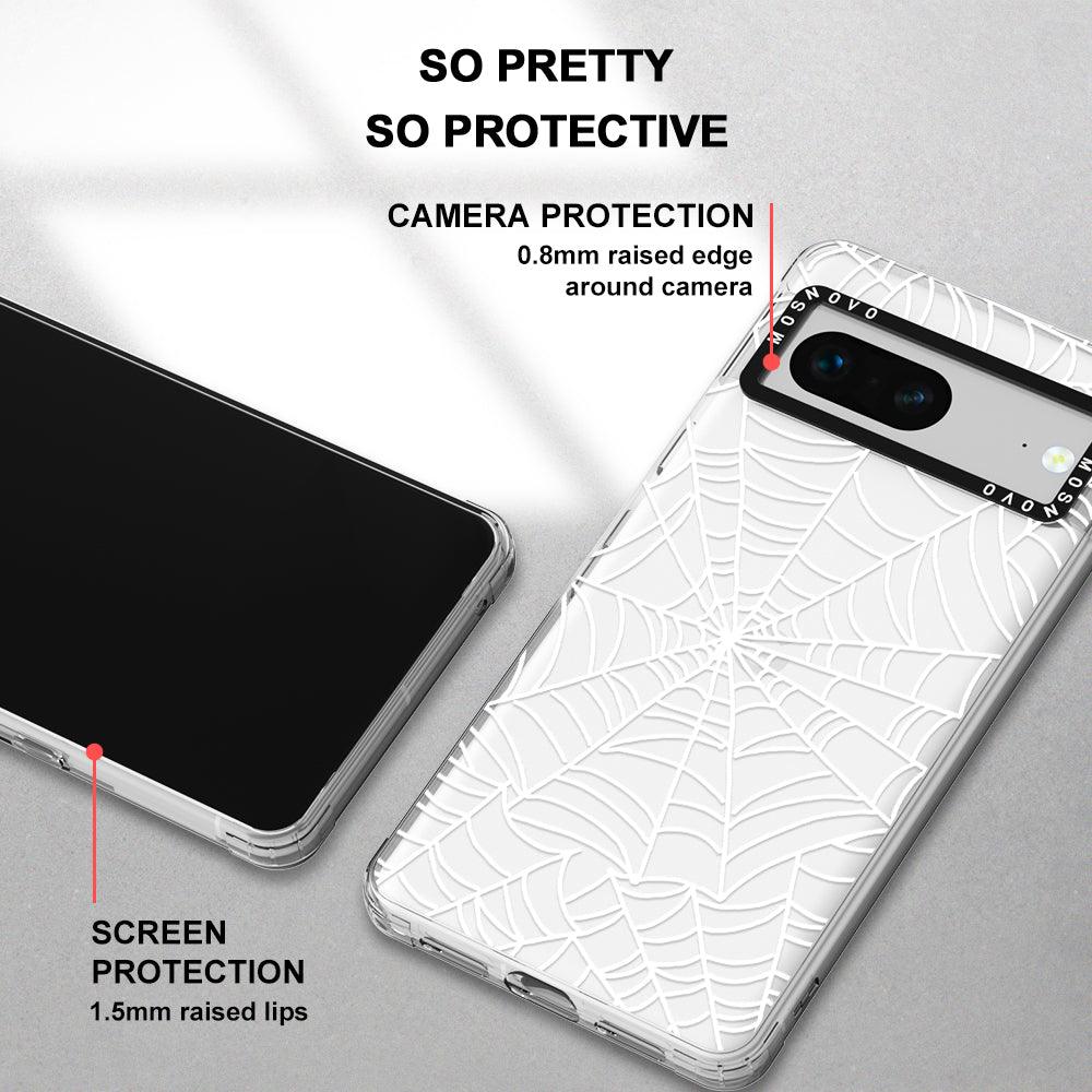 Spider Web Phone Case - Google Pixel 7 Case - MOSNOVO