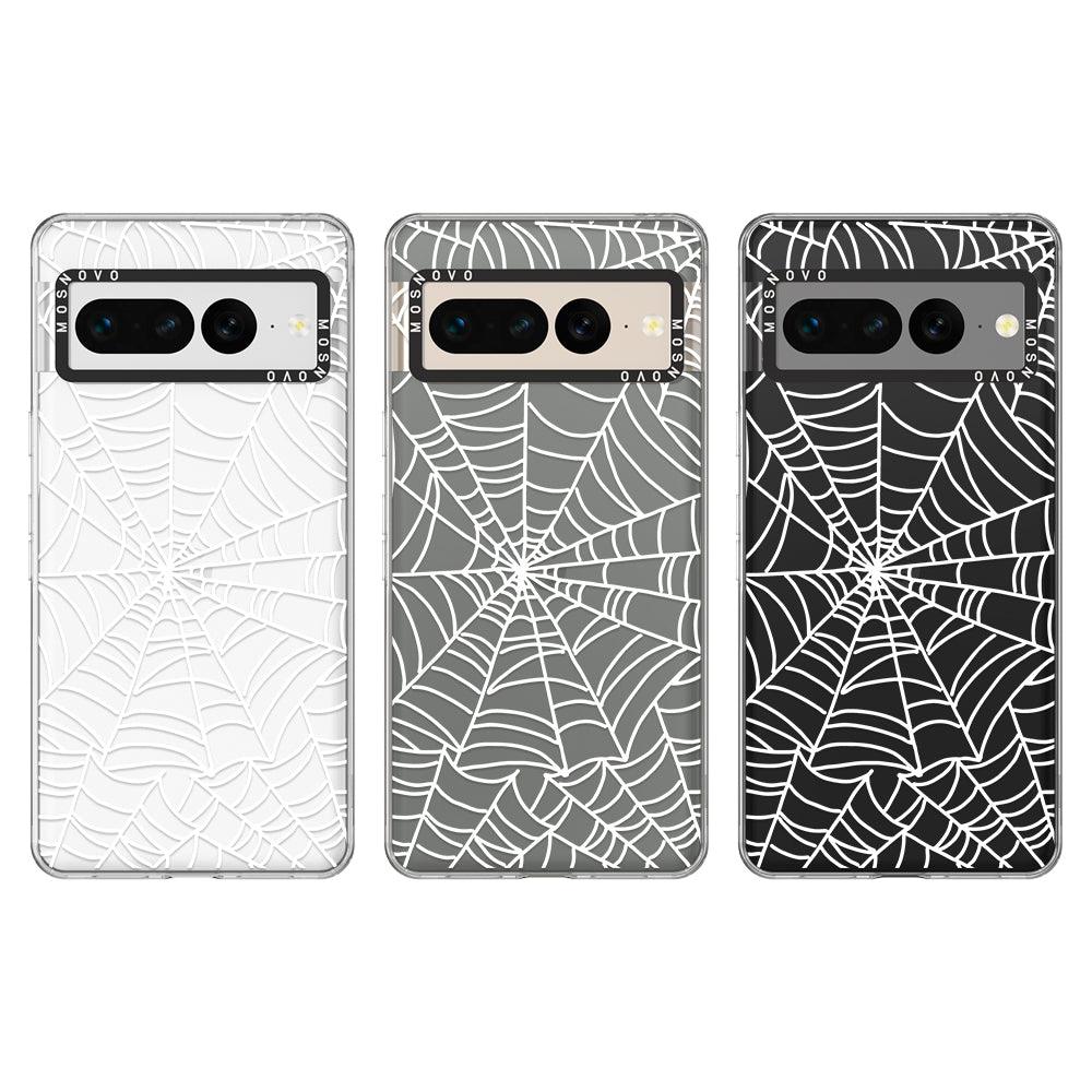 Spider Web Phone Case - Google Pixel 7 Pro Case - MOSNOVO