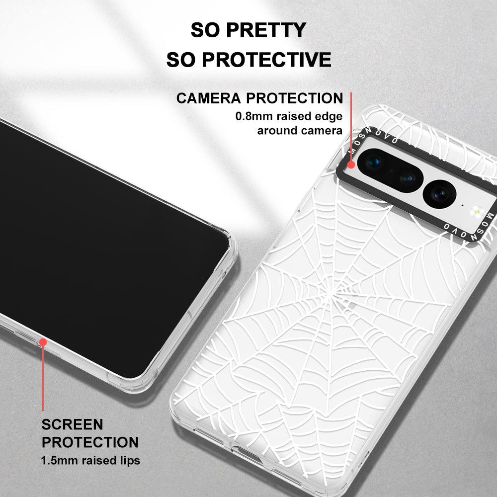 Spider Web Phone Case - Google Pixel 7 Pro Case - MOSNOVO